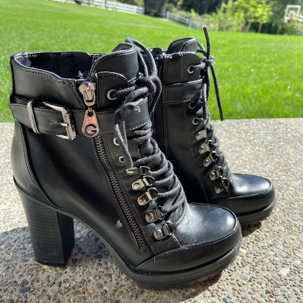 black boots